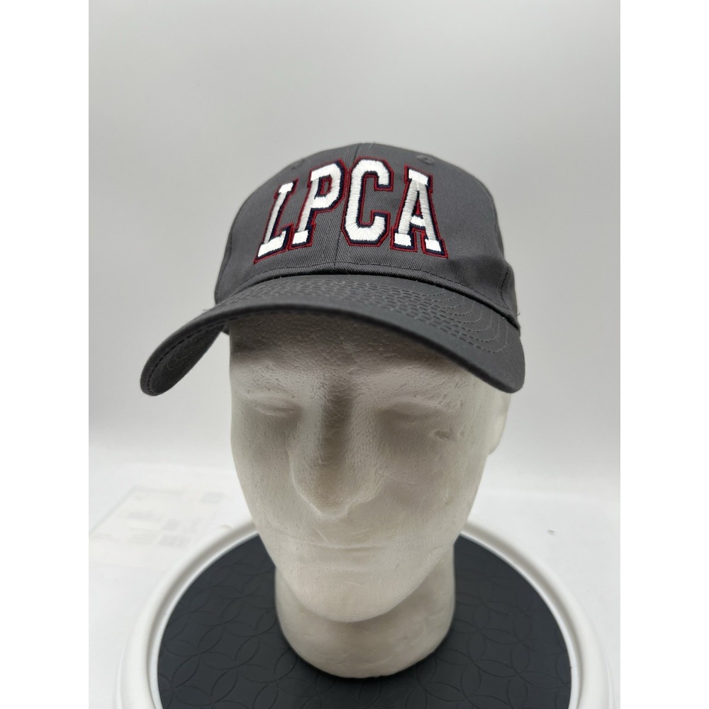 LPCA Embroidered Hat Port & Company CP80 Gray Adjustable Baseball Cap